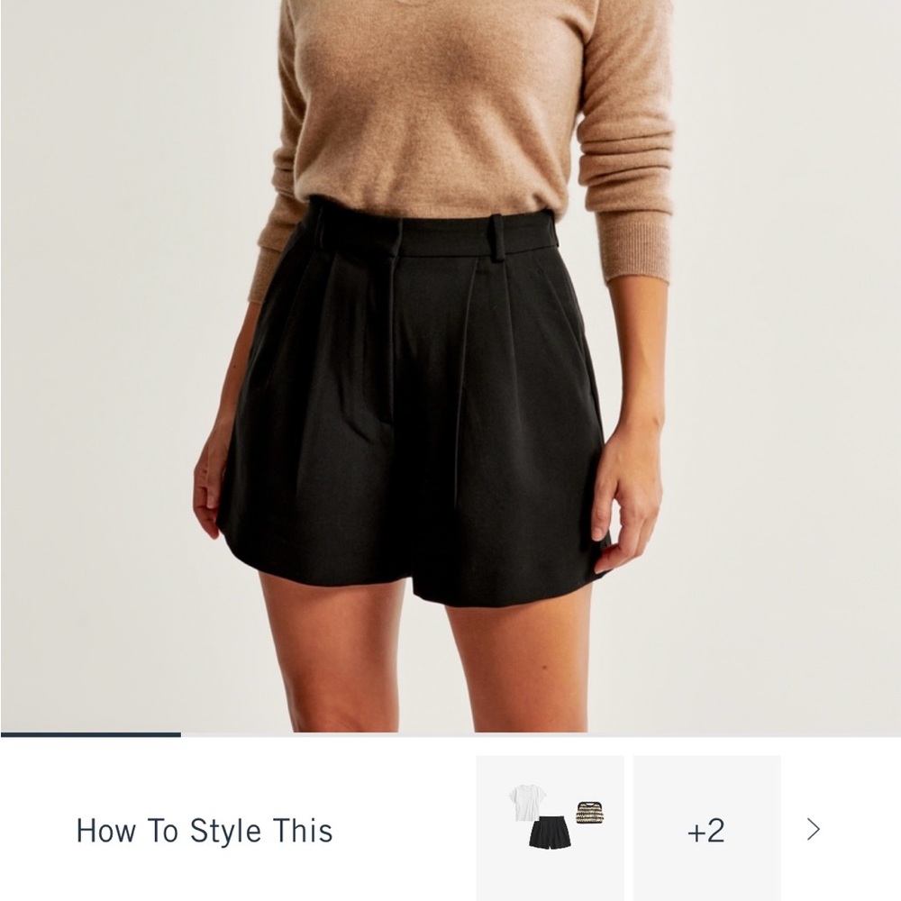 Abercrombie & Fitch Black Women's Shorts